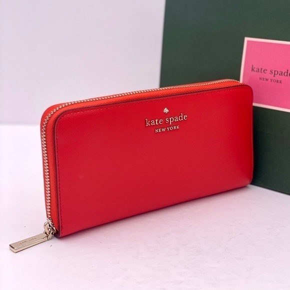 Kate Spade Staci Large Continental Wallet Gazpacho - Picture 1 of 14
